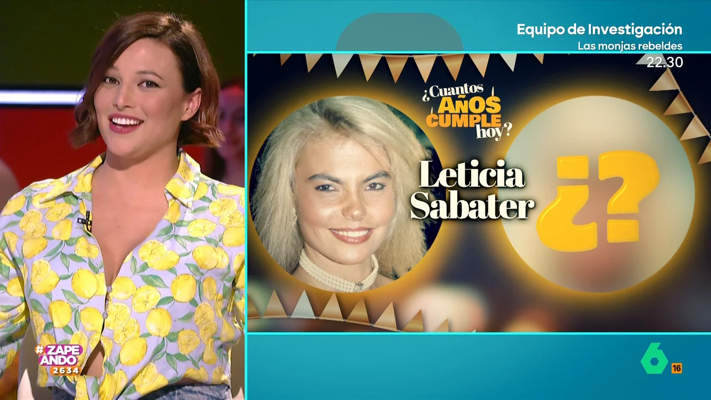 ¿Cuántos años tiene Leticia Sabater? ¿Cuántos años tiene Leticia Sabater?