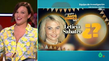 ¿Cuántos años tiene Leticia Sabater?