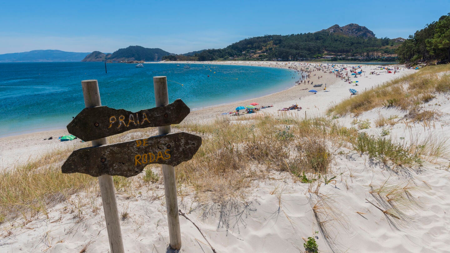 Playa de Rodas, en las Islas C&iacute;es