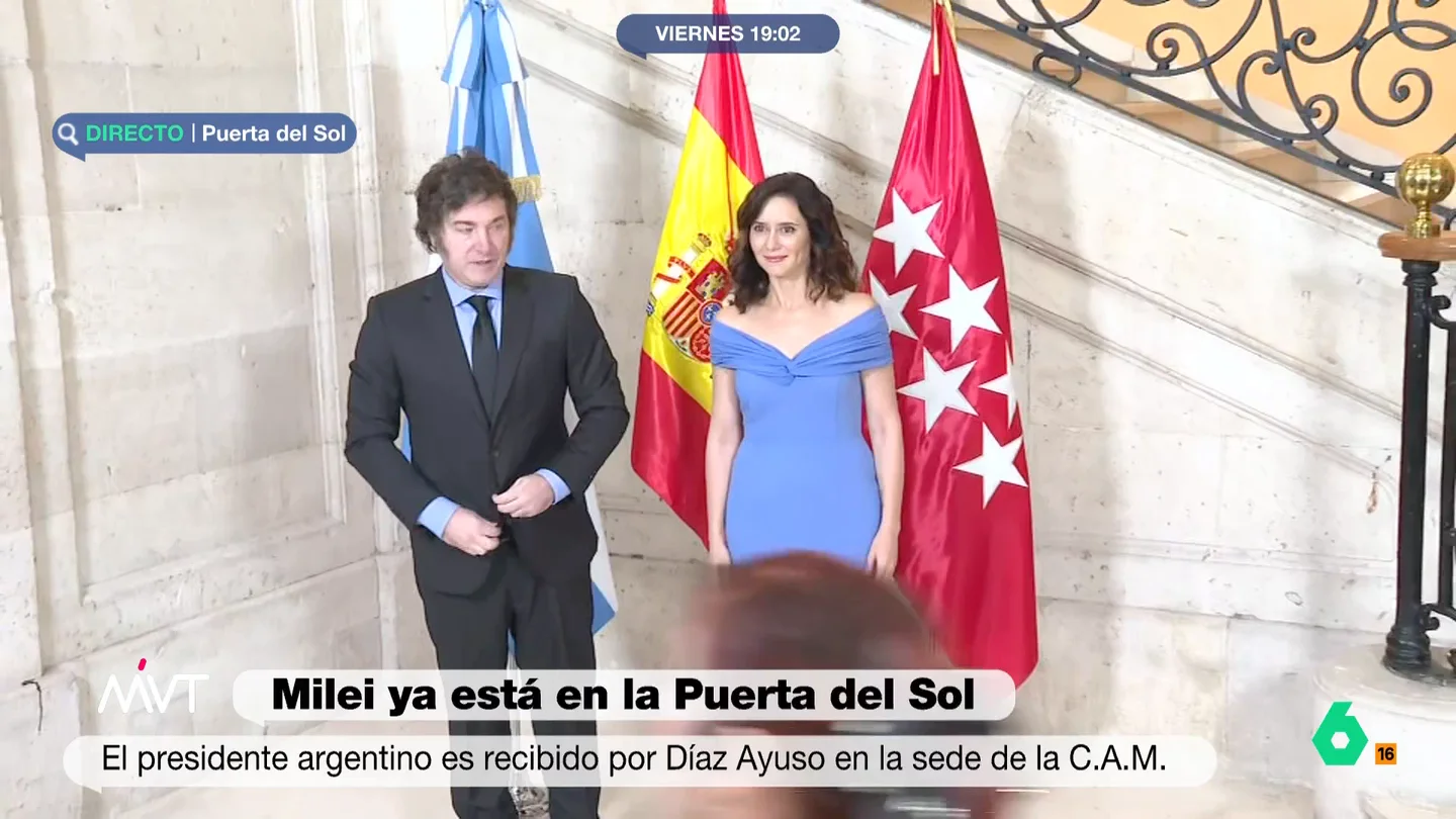 Javier Milei y Ayuso Javier Milei y Ayuso
