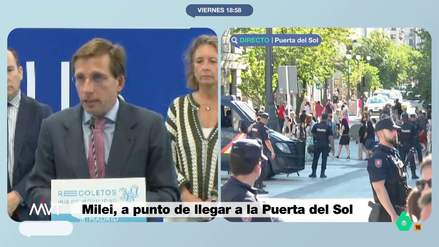 Iñaki López, tras las palabras de Cuca Gamarra y Almeida: "Se percibe mucha incomodidad en el PP con la visita de Milei" Iñaki López, tras las palabras de Cuca Gamarra y Almeida: "Se percibe mucha incomodidad en el PP con la visita de Milei"