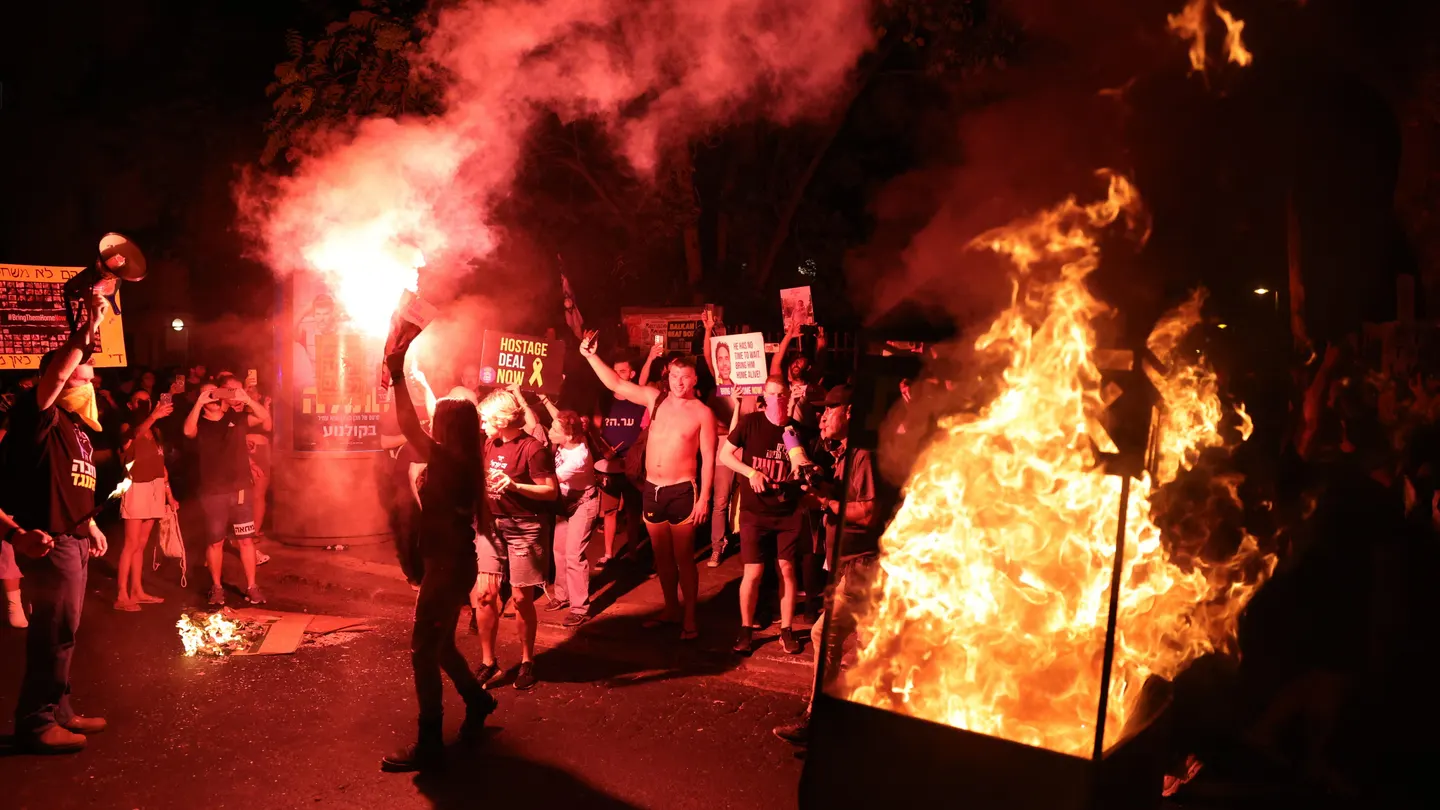Protestas israelíes contra el Gobierno de Netanyahu en Tel Aviv Protestas israelíes contra el Gobierno de Netanyahu en Tel Aviv