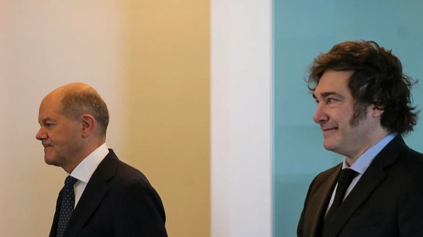 Encuentro entre Scholz y Milei Encuentro entre Scholz y Milei