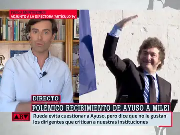 ARV- Montesinos desvela que los barones territoriales del PP reconocen que la polémica de Ayuso con Milei &quot;no beneficia&quot; al partido