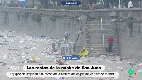  Iñaki López y Cristina Pardo estallan al ver las playas llenas de basura tras la noche de San Juan