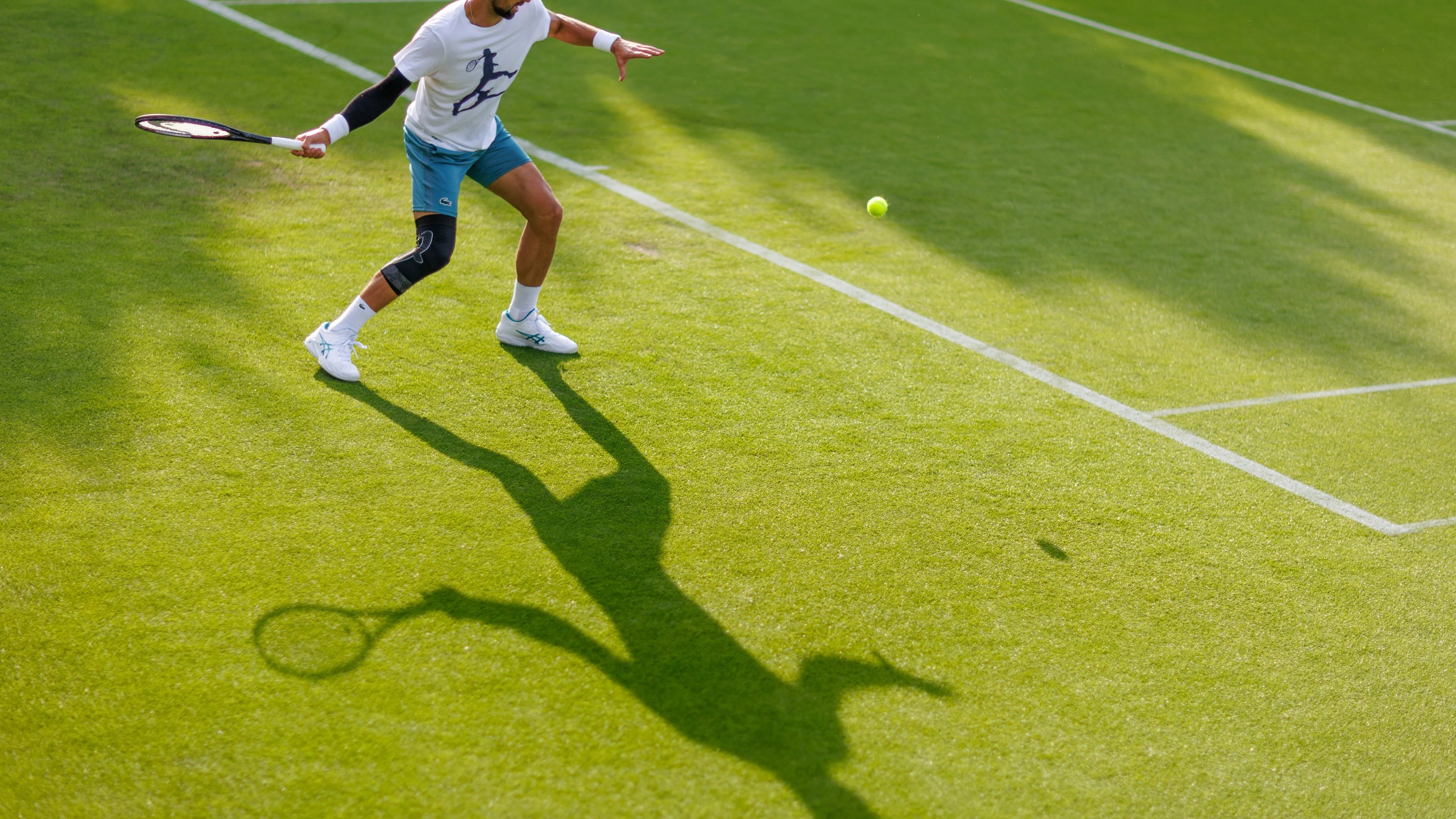 Djokovic ya entrena para Wimbledon