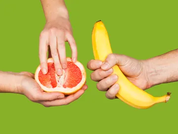 Plátano y pomelo Plátano y pomelo