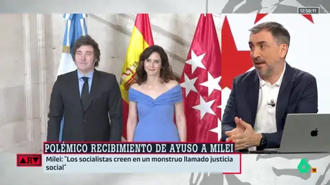 ARV- Ignacio Escolar, sobre la foto de Ayuso con Milei: "Estoy convencido de que en el futuro serán tóxicas"