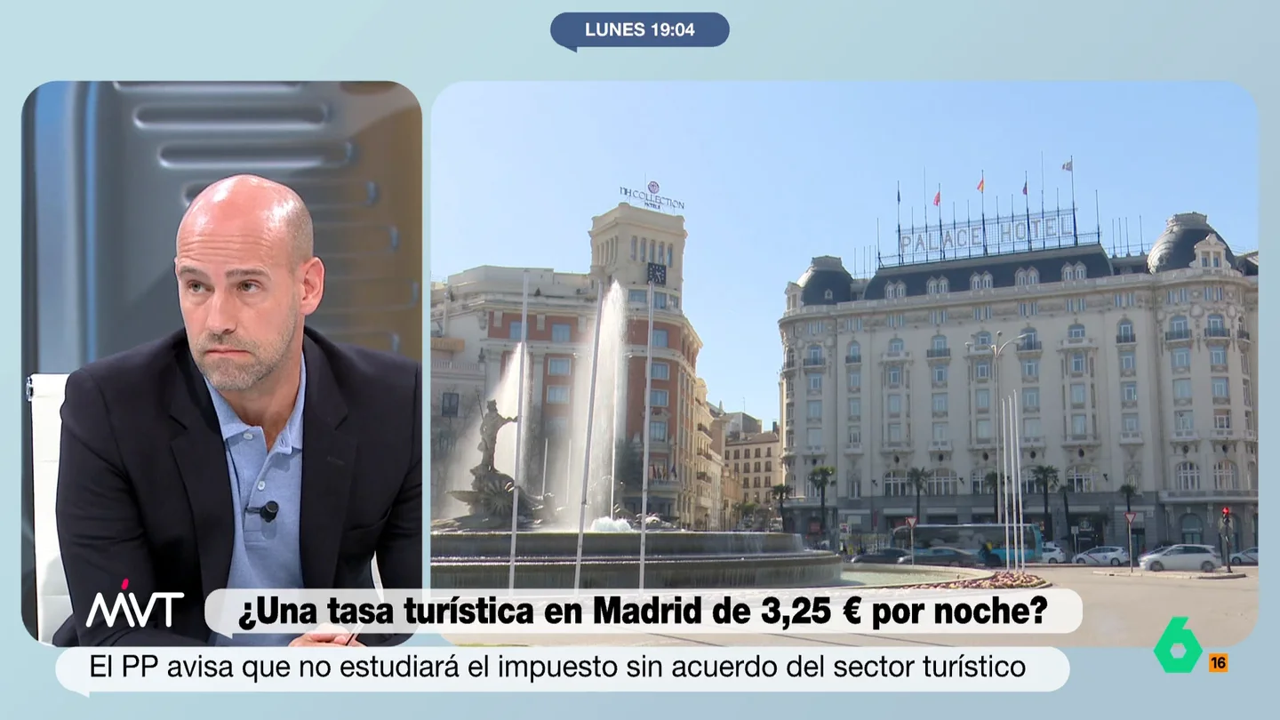 Gonzalo Miró, sobre la tasa turística en Madrid: "Recaudar más impuestos implica gasto público para quien lo necesita" "Cuanto menos se recaude, menos gasto público hay", comenta Gonzalo Miró sobre la tasa turística de 3,25 por noche que propone Más Madrid. En este vídeo, el colaborador también opina sobre el problema de la vivienda en la capital.