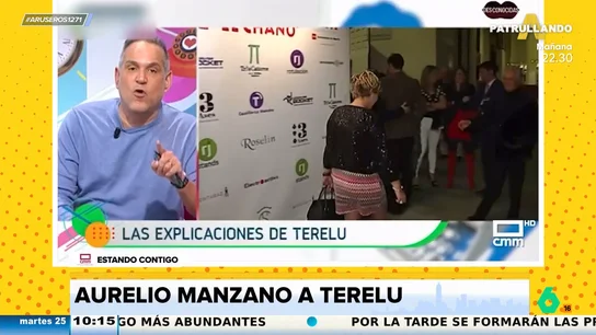 Aurelio Manzano, a Terelu Campos: "No, perdóname, la niña tenía que vender la exclusiva porque no sabe hacer otra cosa" Aurelio Manzano, a Terelu Campos: "No, perdóname, la niña tenía que vender la exclusiva porque no sabe hacer otra cosa"