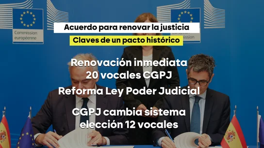 Acuerdo sobre el CGPJ Acuerdo sobre el CGPJ