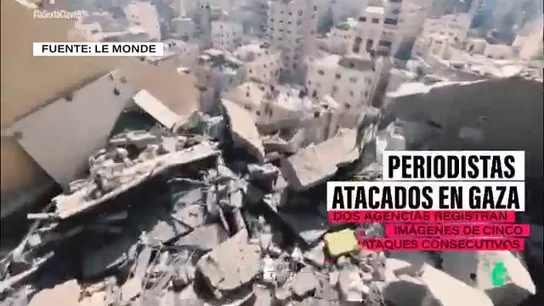 Israel sí atacó la sede de AFP en la Franja de Gaza pese a haberlo negado: así lo demuestra un vídeo Israel sí atacó la sede de AFP en la Franja de Gaza pese a haberlo negado: así lo demuestra un vídeo
