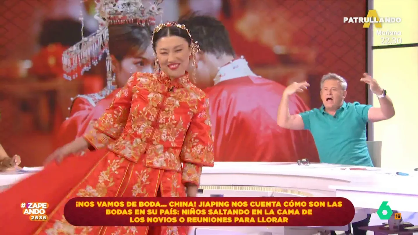 Así reacciona Jiaping a la supuesta canción tradicional china de Miki Nadal: "No me siento feliz con esta música" Miki Nadal interpreta una canción que no es del gusto de Jiaping