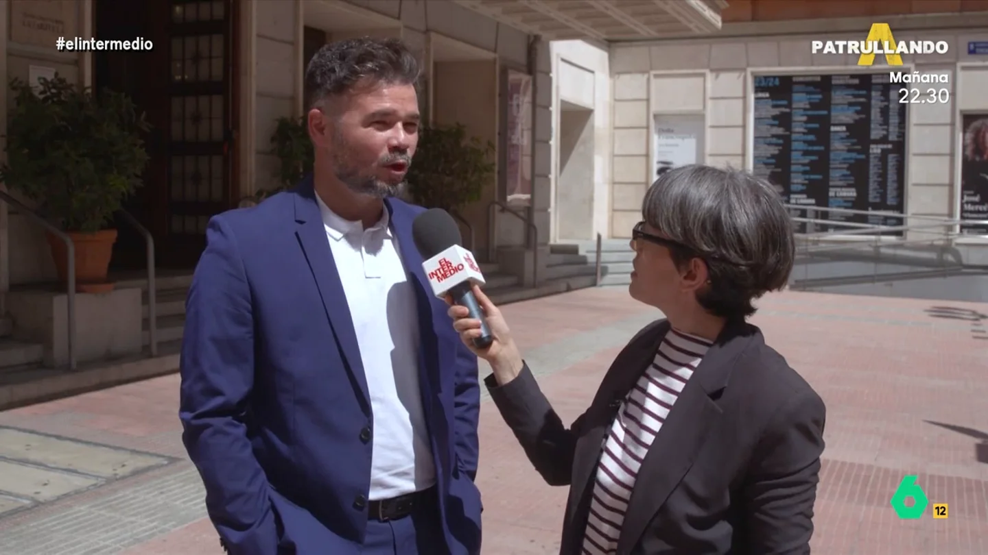 Thais Villas alucina con la nota que sacó Rufián después de usar una chuleta en un examen: "¿Pero qué mierda es esta?" El portavoz de ERC confiesa la 'trampa' que hizo en un examen del instituto y que, además, no salió bien