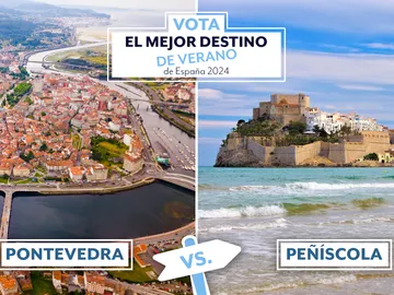 Pontevedra y Peñíscola en la votación al mejor destino de verano de España 2024 Pontevedra y Peñíscola en la votación al mejor destino de verano de España 2024