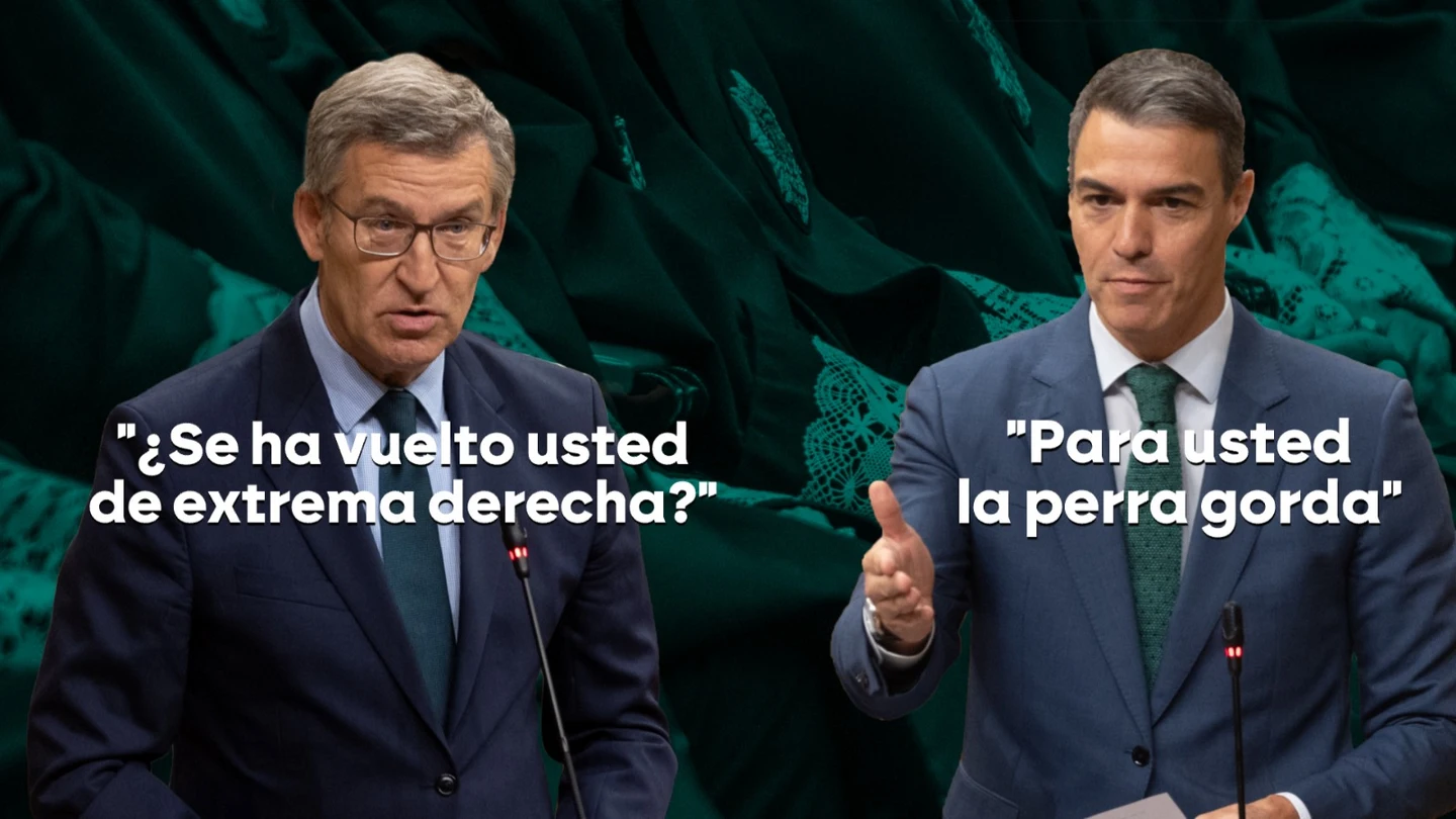 Sánchez y Feijóo, durante un debate en el Congreso Sánchez y Feijóo, durante un debate en el Congreso
