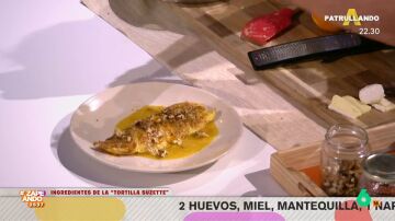 Gipsy Chef muestra a Zapeando su particular versión de la crêpe suzette: la 'tortilla suzette'