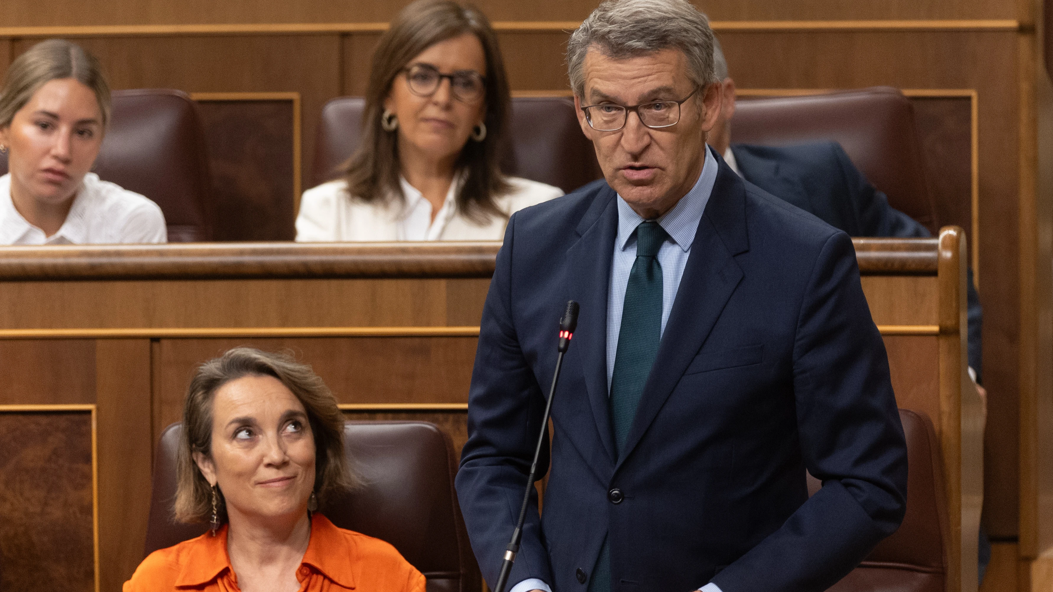 El presidente del PP, Alberto Núñez Feijóo