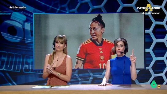 Cristina Gallego, sobre los insultos a Jenni Hermoso: "Si estuvieran más morenas hacíamos el póker con insultos racistas" Sandra Sabatés y Cristina Gallego repasan las 'machistadas' de la semana: las palabras del diputado de Vox Javier Bravo, la falta de árbitras en la Eurocopa o las palabras contra Jenni Hermoso tras publicar una foto con Misa Rodríguez