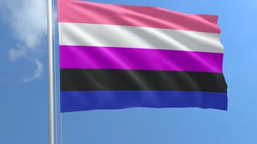 La bandera de género fluido