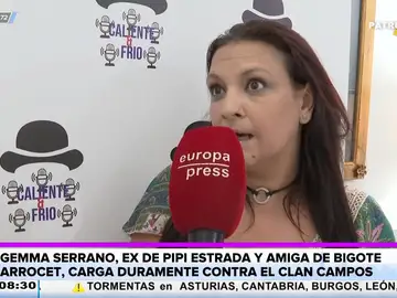 Gemma Serrano carga contra las Campos: &quot;Solo se preocupan de hacer exclusivas para ganar dinero, lo de trabajar lo justo&quot;