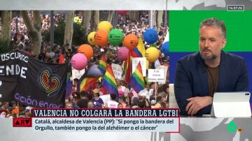 Basteiro reacciona a la justificación de la alcaldesa de Valencia por no sacar la bandera LGTBIQ+: "Lo que es de plástico es esa excusa"