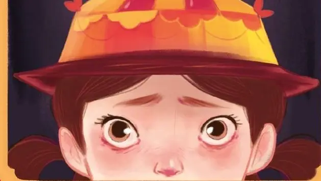 Detalle de la portada de 'Miss diciembre y el clan de la luna'