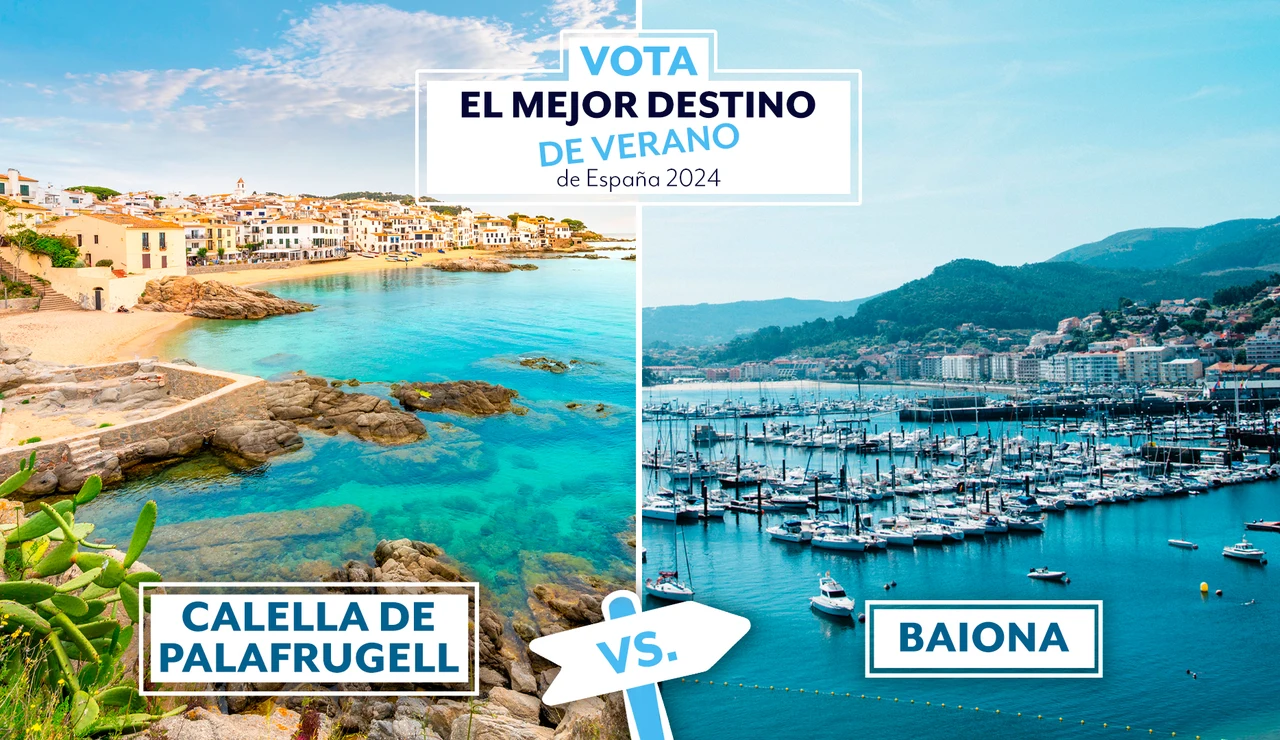 Calella de Palafrugell y Baiona en la votación al mejor destino de verano de España 2024