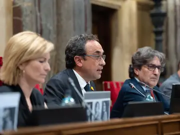El president del Parlament de Cataluña, Josep Rull 
