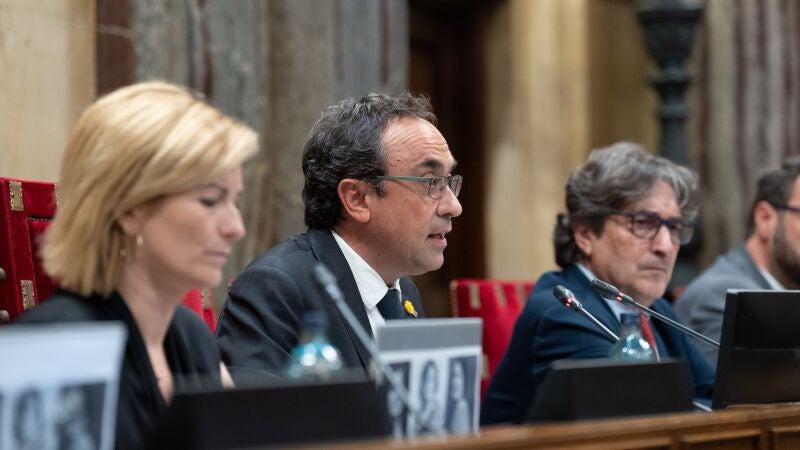 El president del Parlament de Cataluña, Josep Rull 