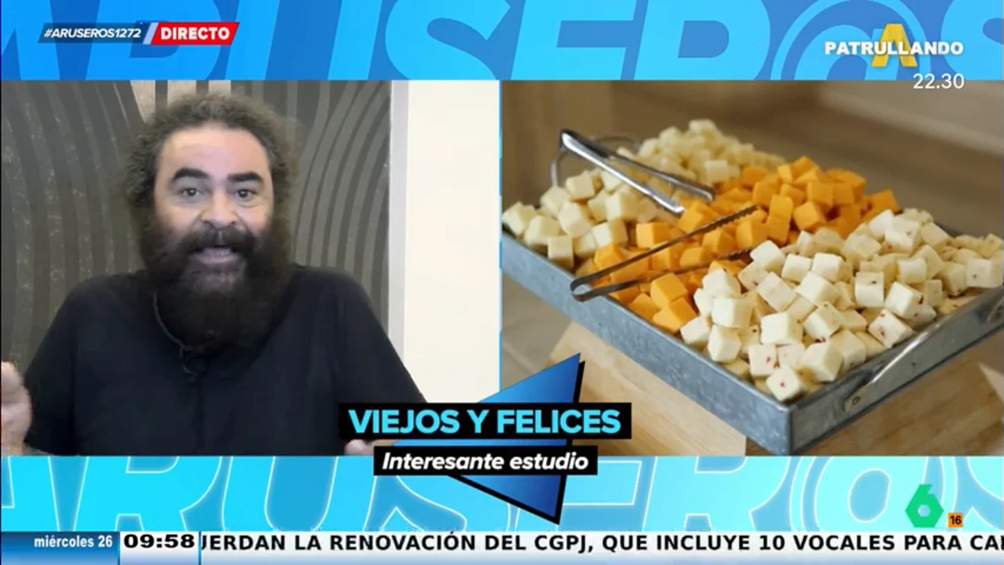 La reacción de El Sevilla tras conocer el estudio que dice que comer queso te hace más feliz y retrasa la vejez La reacción de El Sevilla tras conocer el estudio que dice que comer queso te hace más feliz y retrasa la vejez