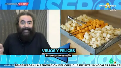 La reacción de El Sevilla tras conocer el estudio que dice que comer queso te hace más feliz y retrasa la vejez