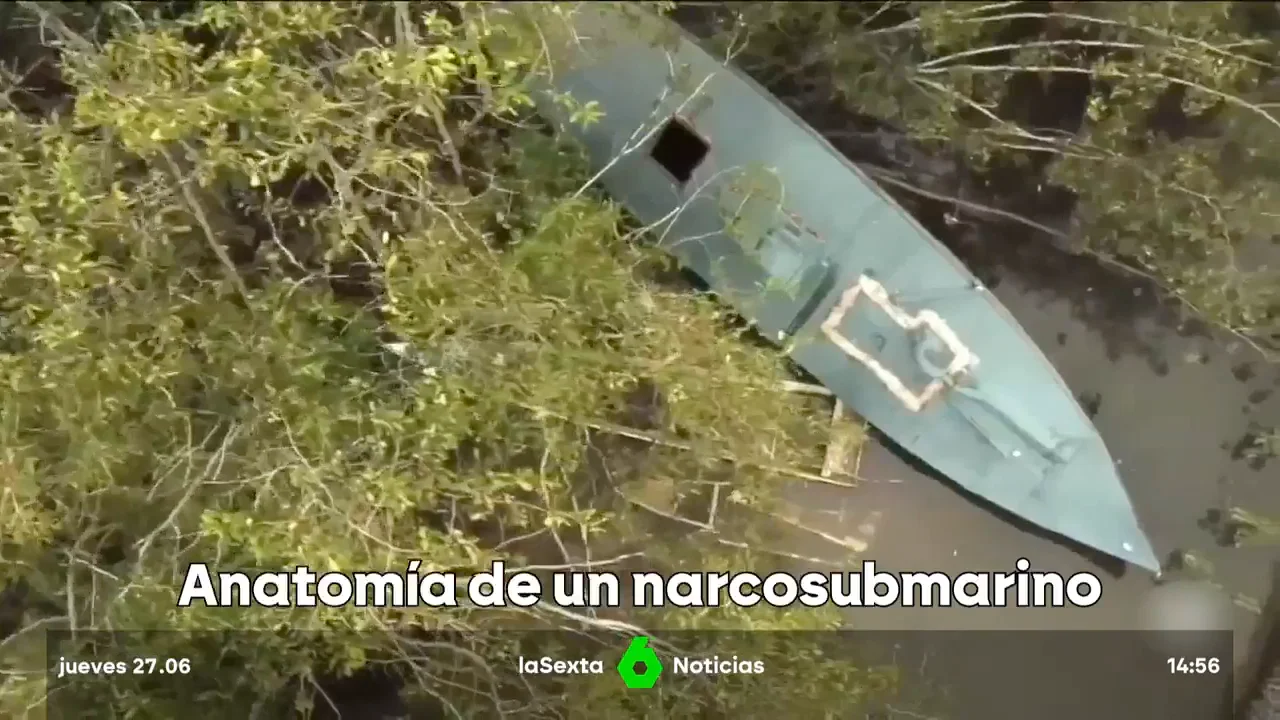 anatomía de un narcosubmarino