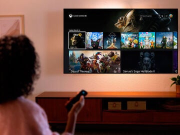 Un Fire TV con la app de Xbox