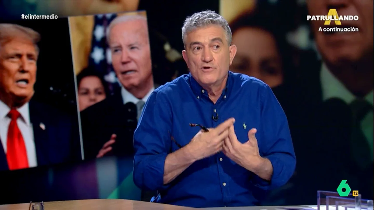 Guillermo Fesser sobre el debate entre Donald Trump y Joe Biden: "Biden juega al ajedrez y a Trump le gusta comerse las fichas" Guillermo Fesser sobre el debate entre Donald Trump y Joe Biden: "Biden juega al ajedrez y a Trump le gusta comerse las fichas"