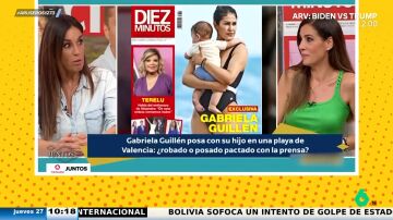 Isabel Rábago carga contra Gabriela Guillén al ver la foto en portada de revista con su bebé en la playa