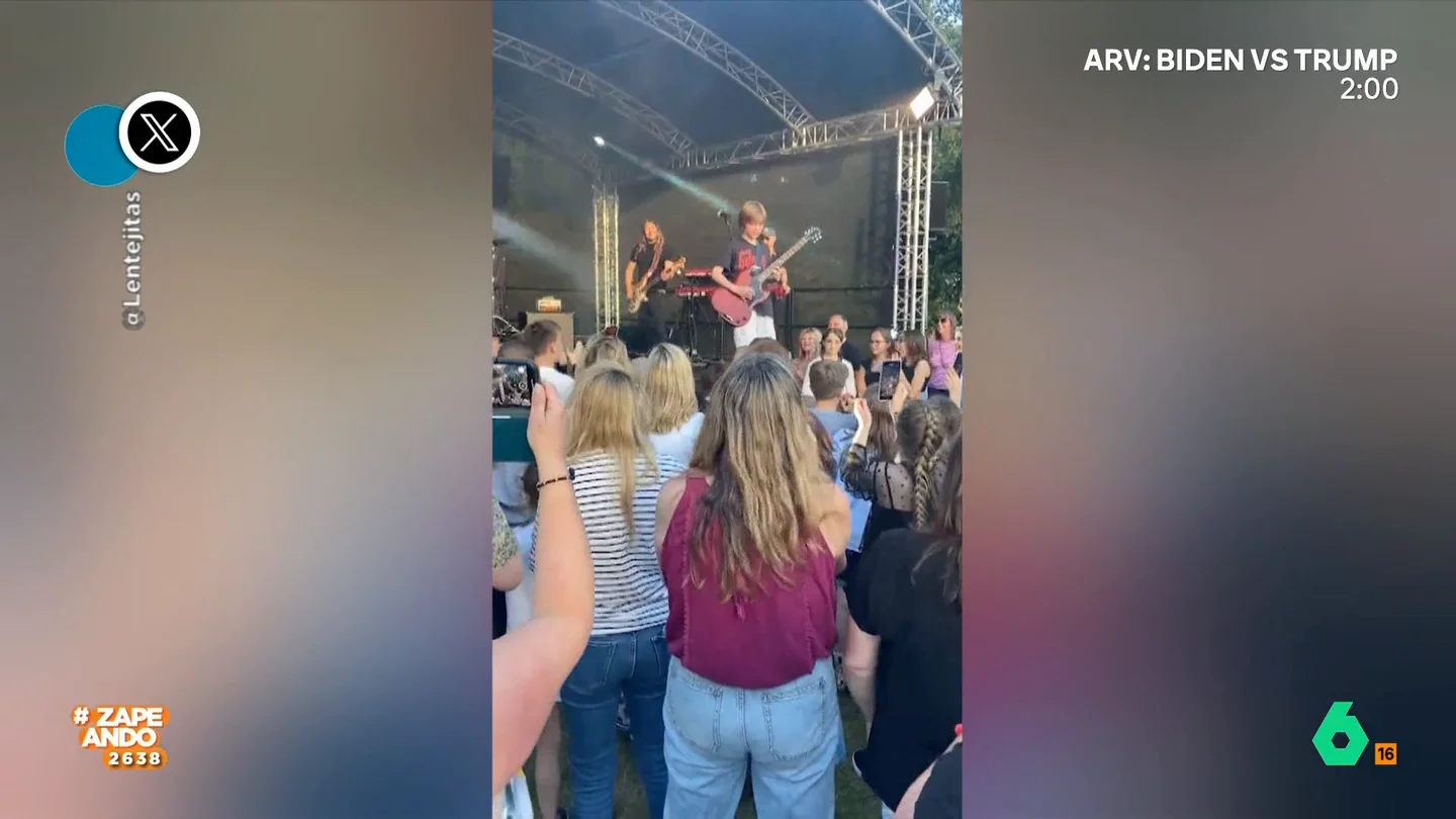 Un niño de 10 años se hace viral por sus dotes con la guitarra al tocar 'Sweet child o' mine' Un niño de 10 años se hace viral por sus dotes con la guitarra al tocar 'Sweet child o' mine'
