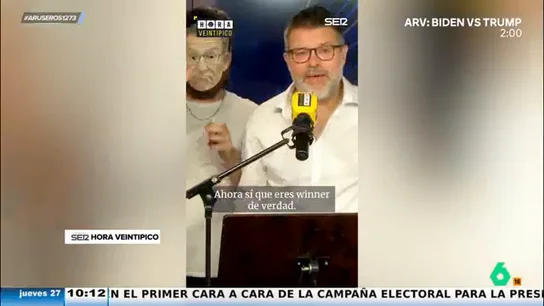 Héctor de Miguel reflexiona sobre Alberto Núñez-Feijóo: "Su única coalición es el matrimonio" Héctor de Miguel reflexiona sobre Alberto Núñez-Feijóo: "Su única coalición es el matrimonio"
