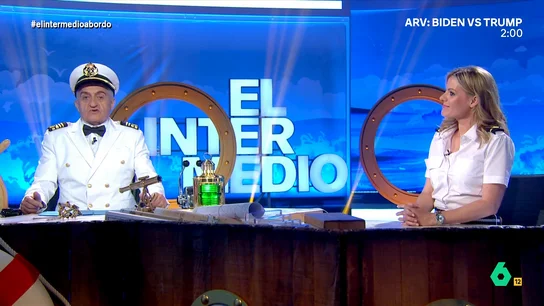 "Cada vez que intenta hablar en inglés acaba naufragando": Wyoming, sobre el 'chapuzón de realidad' de Andrea Ropero a Feijóo El Gran Wyoming se libra de los 'baños de realidad' de Andrea Ropero y, en esta ocasión, son los políticos los que se deben enfrentar a sus lapsus y 'patinazos'