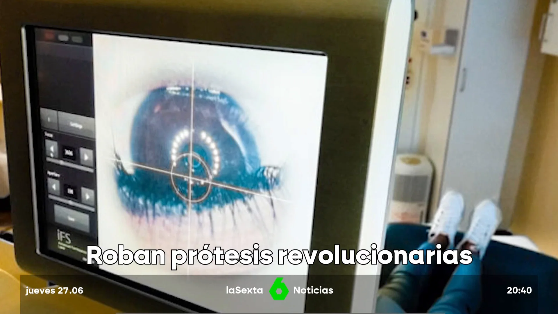 Asaltan el coche de un científico con prototipos de córnea para trasplante