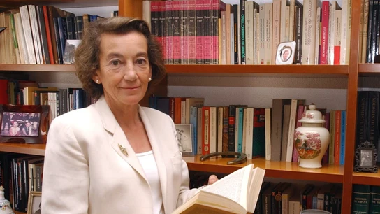 Fotografía de archivo fechada el 6 de septiembre de 2003 de Cristina Alberdi durante una entrevista Fotografía de archivo fechada el 6 de septiembre de 2003 de Cristina Alberdi durante una entrevista