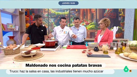 Carlos Maldonado explica por qué es casi imprescindible el concentrado de tomate en las patatas bravas Carlos Maldonado explica por qué es casi imprescindible el concentrado de tomate en las patatas bravas