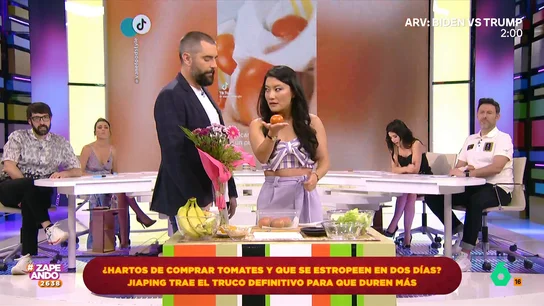 Jiaping desvela el truco perfecto para conservar las verduras en perfecto estado durante más tiempo La reportera vuelve al programa con sus trucos y consejos sencillos y rápidos para hacer nuestra vida un poco más fácil