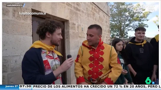 Luisito Comunica viaja hasta Castrillo de Murcia para vivir la tradición de 'El Colacho': "¡La espalda me quedó moreteada!" Luisito Comunica viaja hasta Castrillo de Murcia para vivir la tradición de 'El Colacho': "¡La espalda me quedó moreteada!"