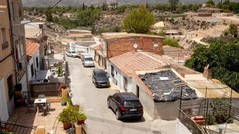 Calle Bajada San José de Totana, donde se produjo el crimen.