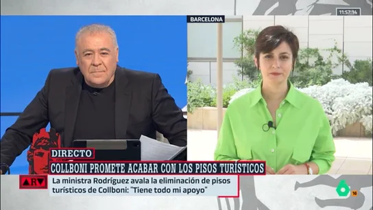 La ministra Rodríguez avala la eliminación de pisos turísticos de Collboni y anima a otros alcaldes a copiarle La ministra Rodríguez avala la eliminación de pisos turísticos de Collboni y anima a otros alcaldes a copiarle