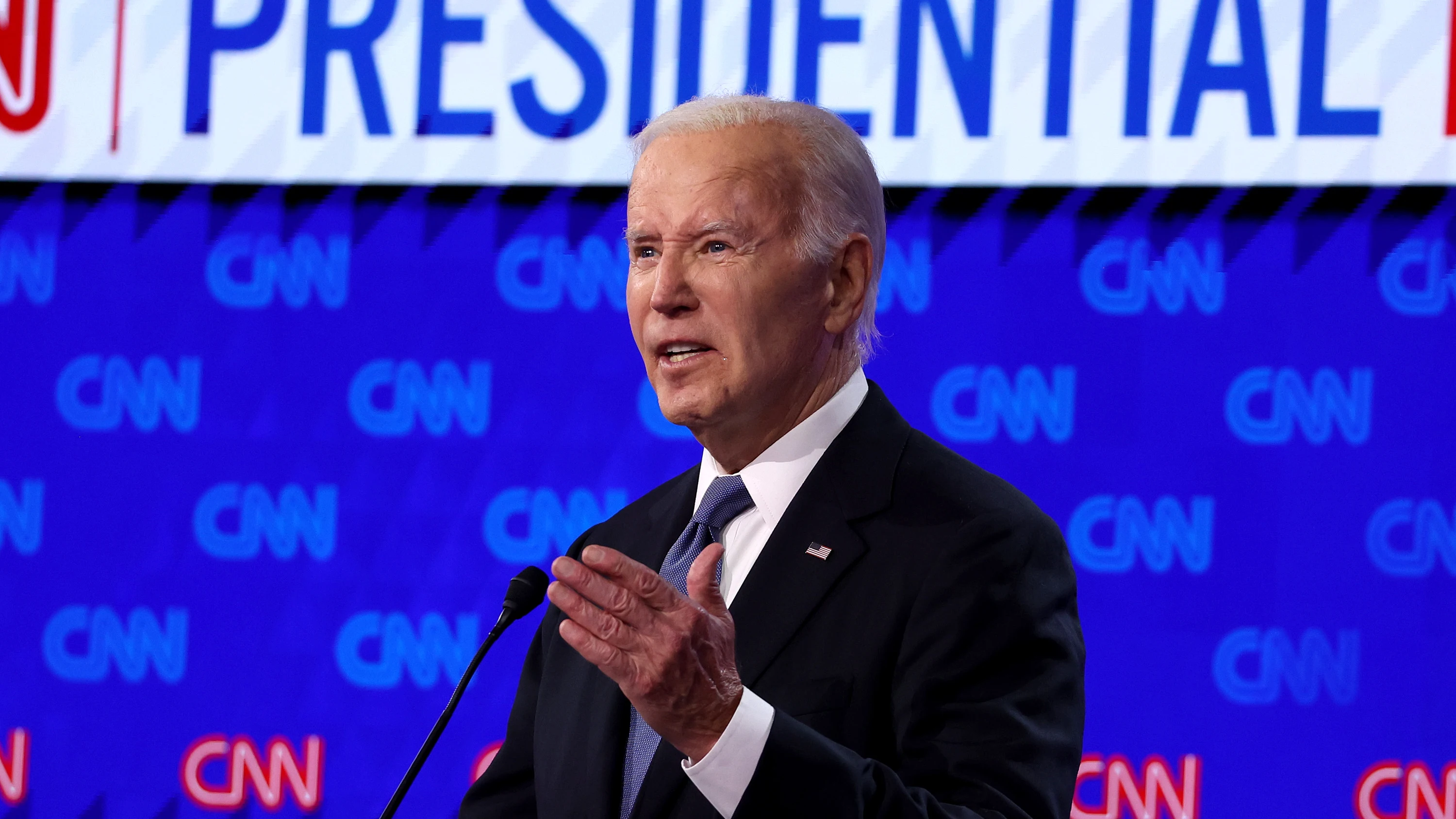 Joe Biden, durante su debate contra Donald Trump