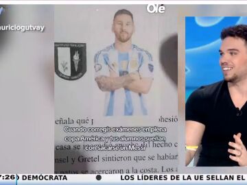 Un profesor argentino se viraliza por poner las notas con los jugadores de Argentina: "Si sacas un Messi..."