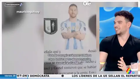 Un profesor argentino se viraliza por poner las notas con los jugadores de Argentina: "Si sacas un Messi..."