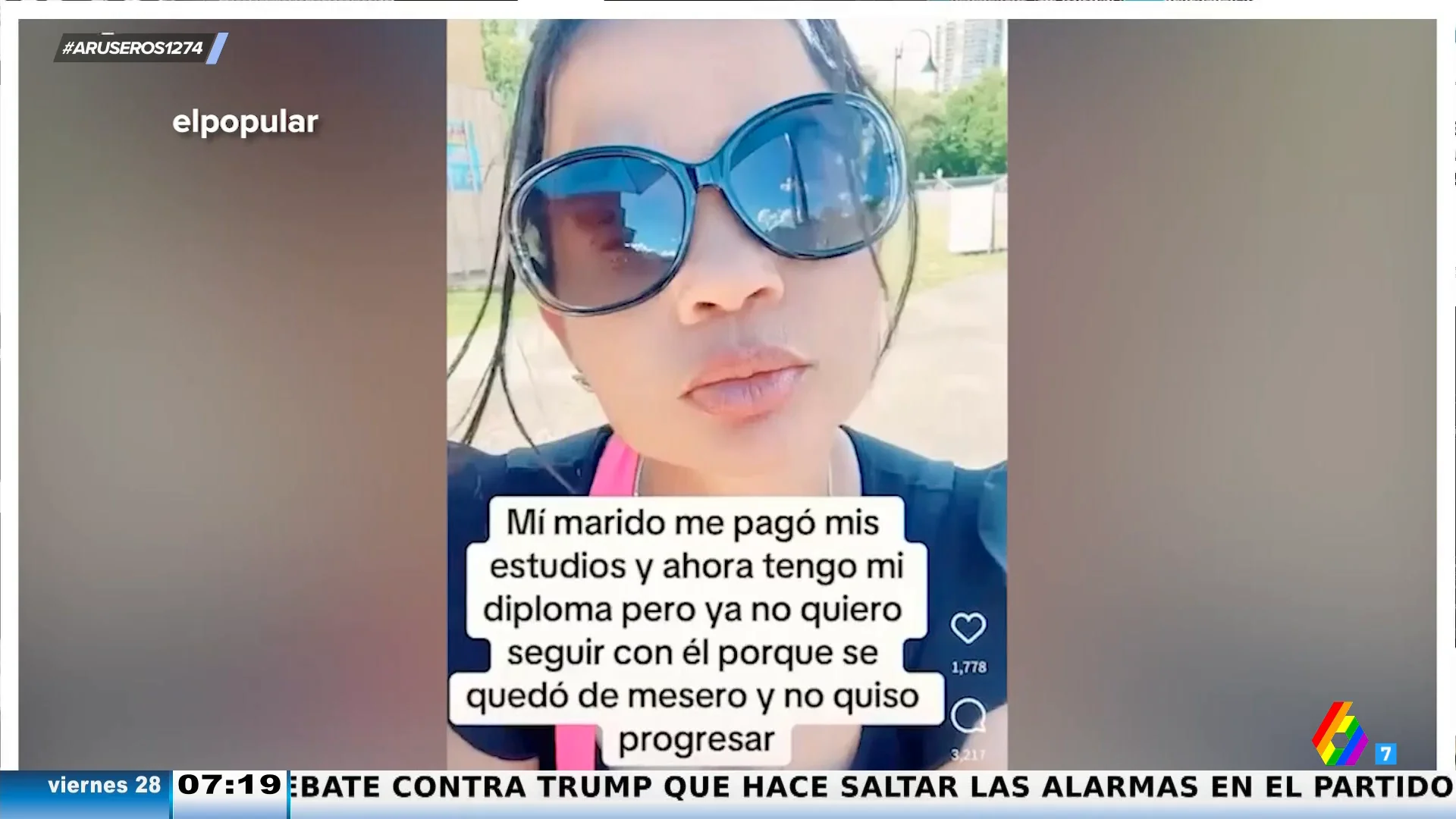 Un hombre le paga los estudios a su pareja y cuando ella se gradúa, le deja: "Estoy en otro nivel"